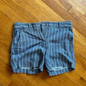 jcrew women’s striped shorts
